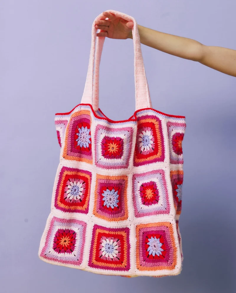 Sac granny au crochet