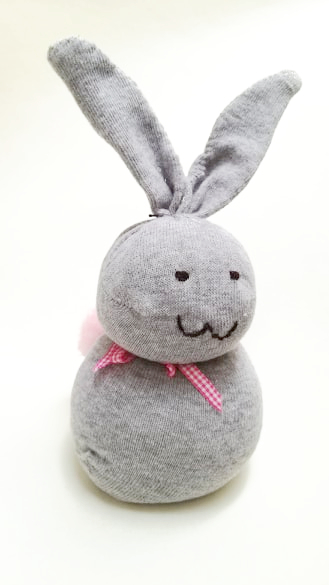 Tuto photos : un lapin avec une chaussette !